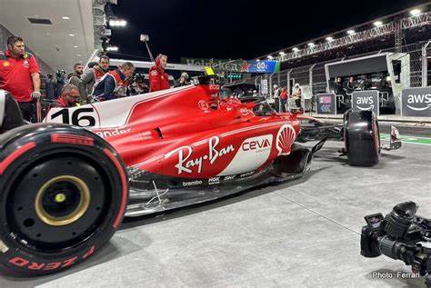 Ferrari’s Charles Leclerc Goes Fastest In A Shortened Las Vegas Free ...